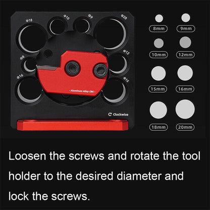 Night Light™ Dowel Making Jig - 8 Hole