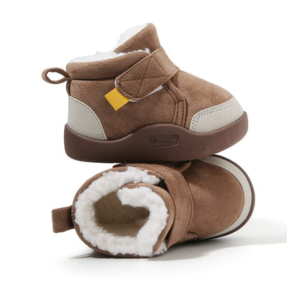 Plush and Soft Sole Baby Snow Shoes