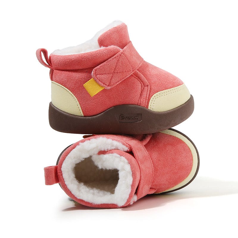Plush and Soft Sole Baby Snow Shoes