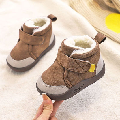 Plush and Soft Sole Baby Snow Shoes