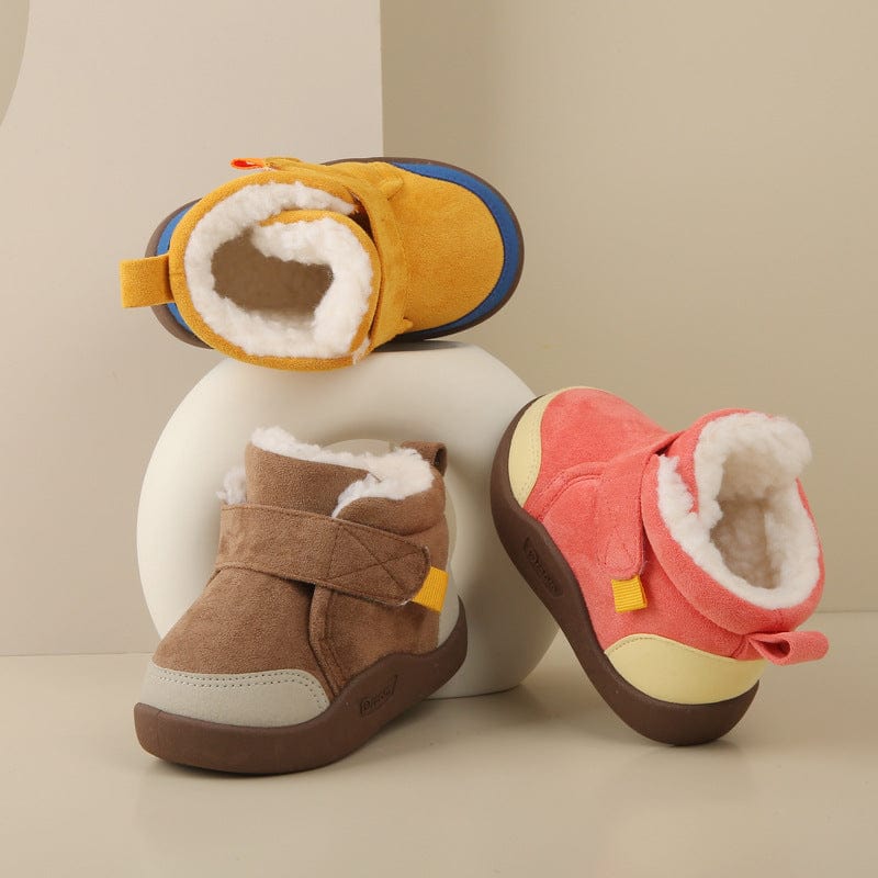 Plush and Soft Sole Baby Snow Shoes