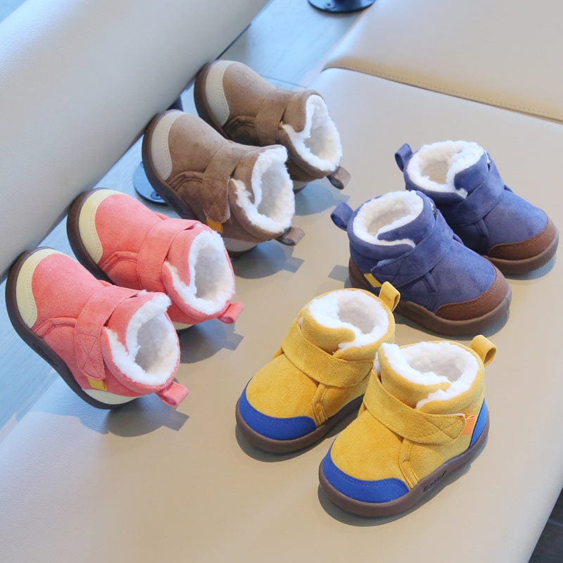 Plush and Soft Sole Baby Snow Shoes