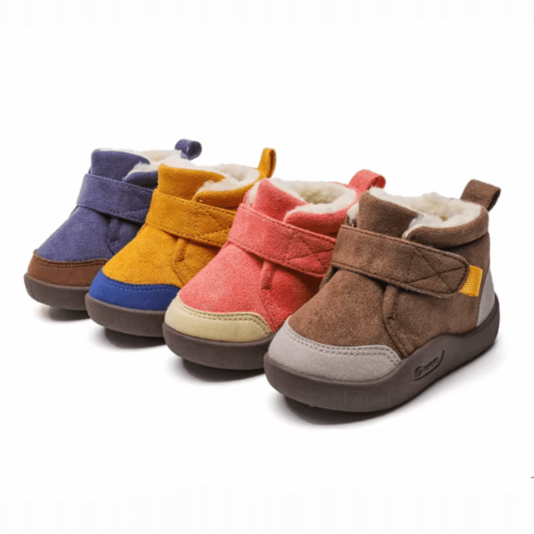 Plush and Soft Sole Baby Snow Shoes