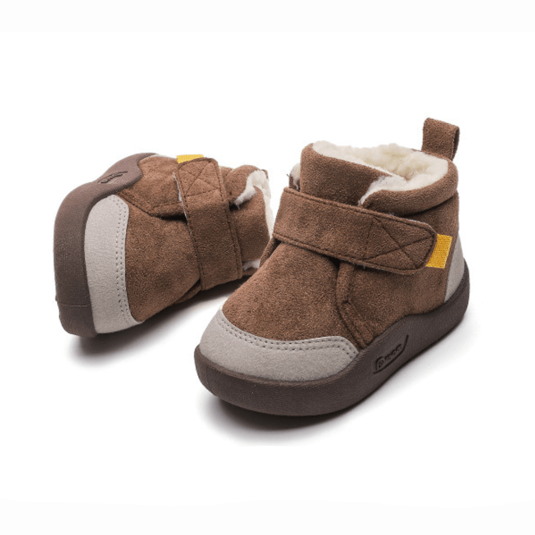 Plush and Soft Sole Baby Snow Shoes