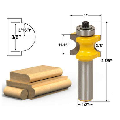 Night Light™ Bullnose Router Bits - 1/2" Shank