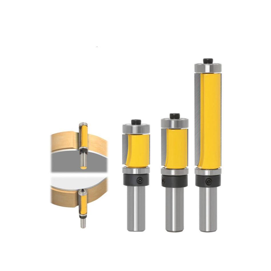 Night Light™ Template & Flush Trim Double Bearing Router Bits - 1/2" Shank